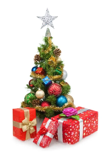 Christmas tree&gift boxes-6 — Stock Photo, Image