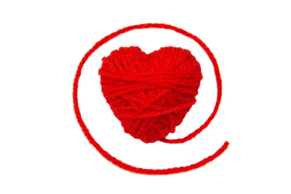 Wool hearts-1 — Stock Photo, Image