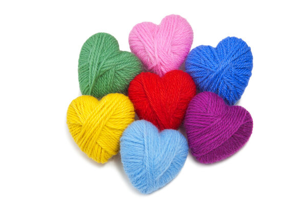 Шерстяные сердца-11
