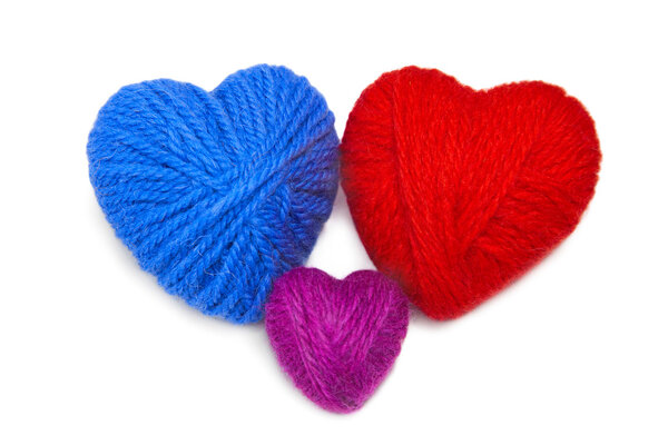 Шерстяные сердца-5
