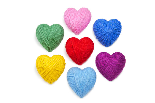 Шерстяные сердца-10
