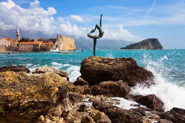 Baía de Budva-1 — Fotografia de Stock