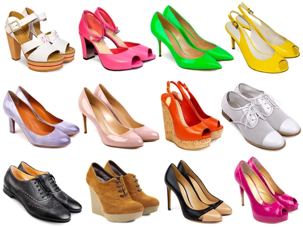 Коллекция женской обуви-7 — стоковое фото