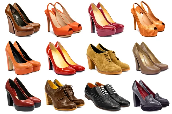 Female footwear collection — Stock Photo, Image