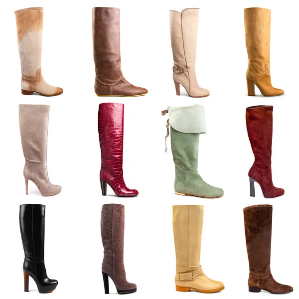 Female boots collection — Stock Photo, Image