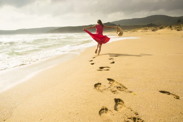 Diversión en la playa — Foto de Stock