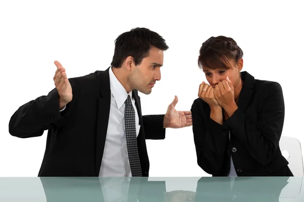 Disputes at work — Stock Photo, Image