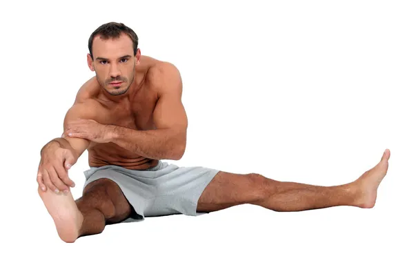 Man stretching — Stock Photo, Image