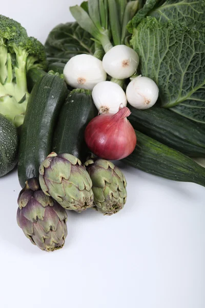 Sélection de légumes frais — Photo