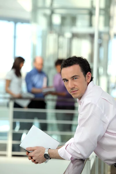 An anti-social employee — Stock Photo, Image