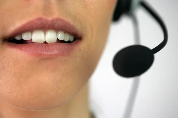 Call center worker — Stock Photo, Image