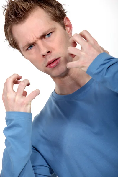 Frustrated young man — Stock Photo, Image
