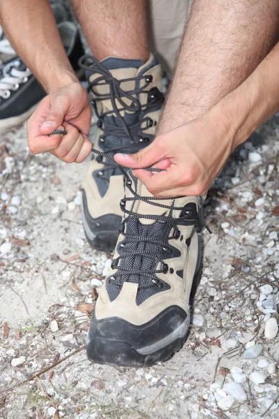 Sapatos de caminhada — Fotografia de Stock