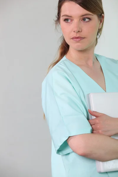 Porträtt av en sjuksköterska — Stockfoto