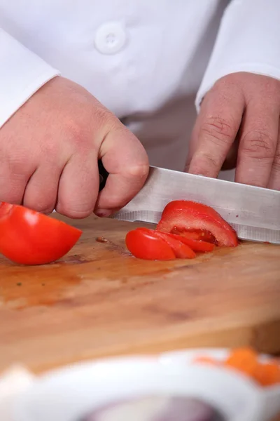 Руки кухаря — стокове фото