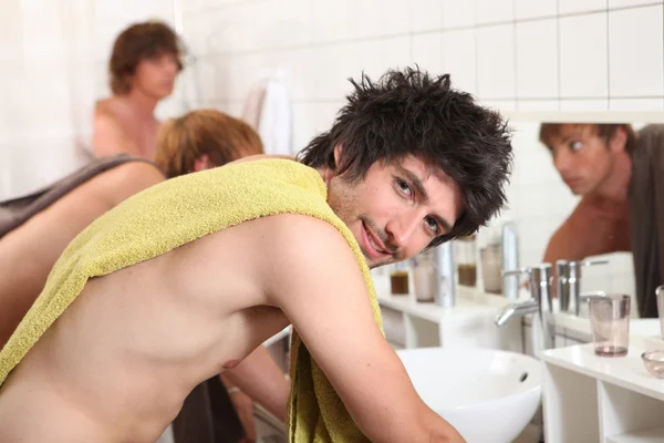 Higiene masculina — Fotografia de Stock