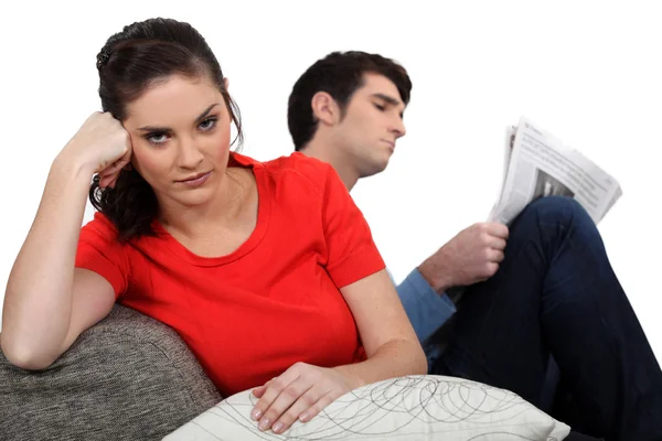 Angry couple — Stock Photo, Image