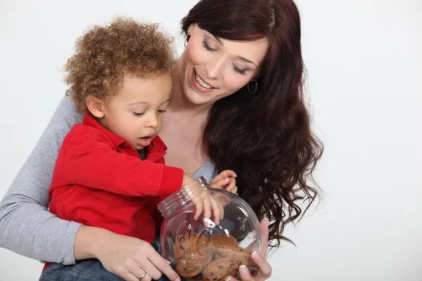 Moeder met baby — Stockfoto