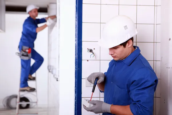 Elektrische installaties — Stockfoto