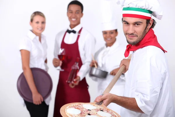 Trabajadores de la hospitalidad — Foto de Stock