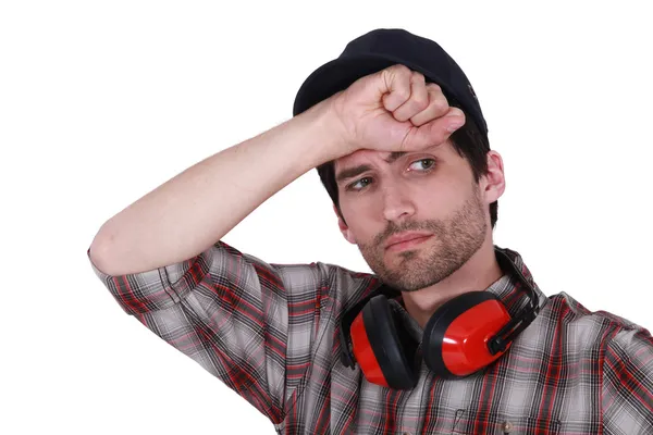 Tired Worker — Stock Photo, Image