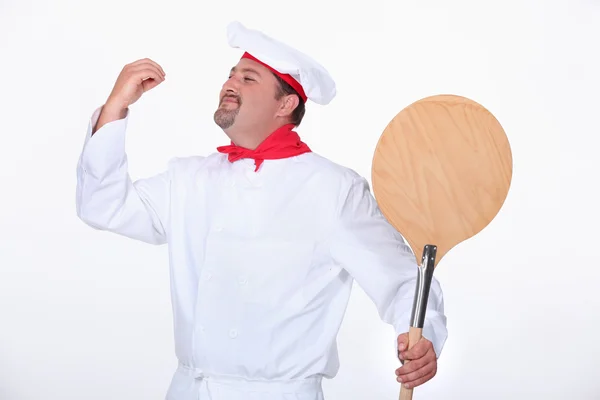 Pizza Chef-kok — Stockfoto