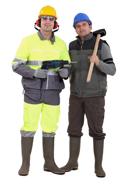 Twee werknemers — Stockfoto