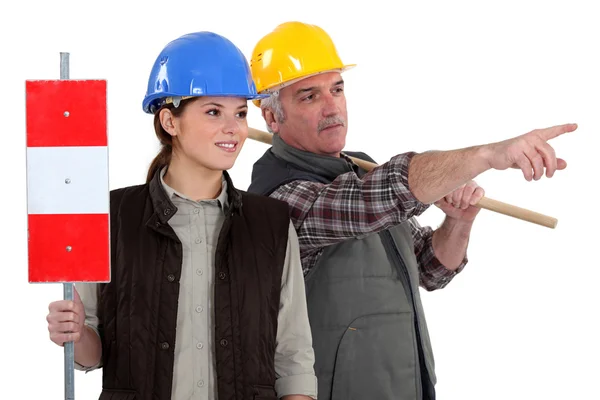 Two workers — Stock Photo, Image