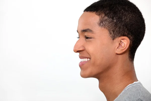 Head-shot av mannen på vit bakgrund — Stockfoto