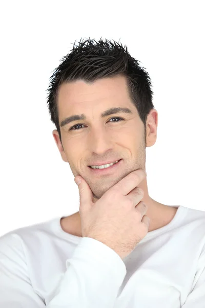 Portrait of brown-haired man — Stock Photo, Image