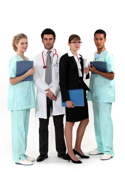 An hospital team. — Stock Photo, Image