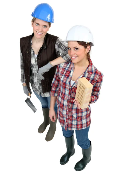 Constructoras femeninas — Foto de Stock