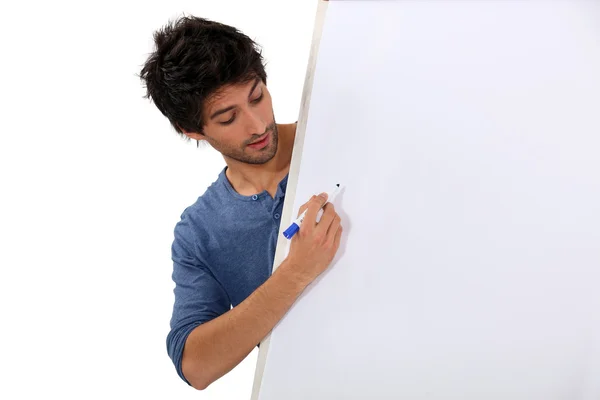 Man writing — Stock Photo, Image