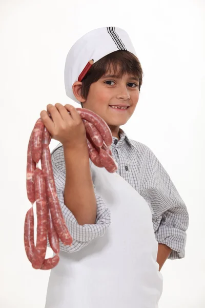 Who wants sausages? — Stock Photo, Image