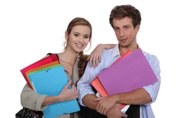 Deux étudiants universitaires — Photo