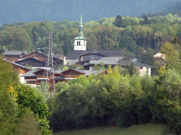 Dorf auf dem Land — Stockfoto