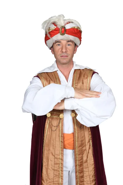 Portrait of a man in costume — Stock Photo, Image