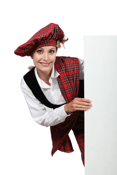 Skotsk kvinna — Stockfoto