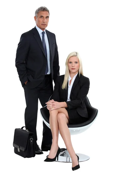 Two business — Stock Photo, Image