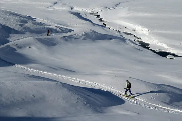 越野滑雪 — 图库照片