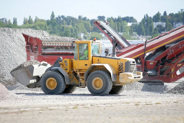 Steinbruchgelände — Stockfoto