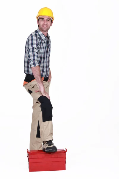 Casual construction worker. — Stock Photo, Image