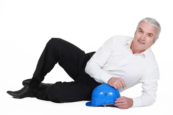 Senior architect relaxing Stock Picture