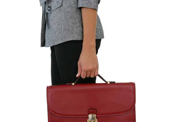 Businesswoman carrying a briefcase — Stock Photo, Image