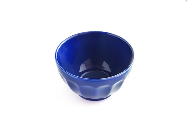 Пустая синяя чаша — стоковое фото