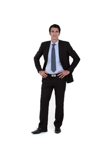 Full-length portrait of a businessman — Stock Photo, Image