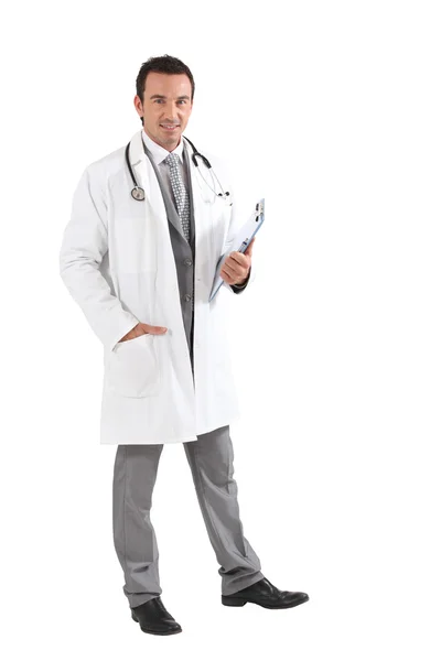 Lekarz z folderów — Zdjęcie stockowe