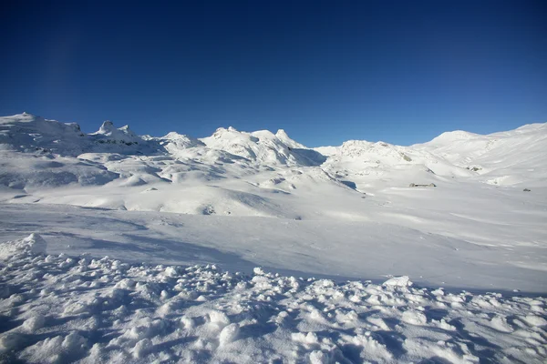 Ongerepte sneeuw Stockfoto