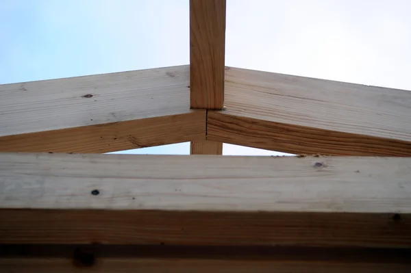 Wooden truss — Stock Photo, Image