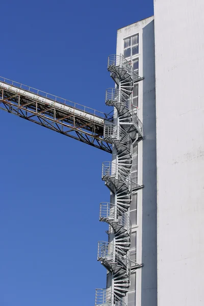 Outdoors spiral staircase — Stock Photo, Image